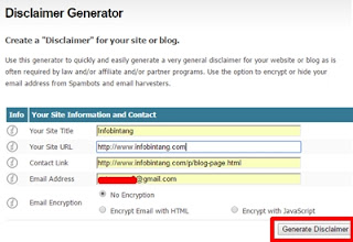 Cara Membuat Privacy Policy & Disclaimer