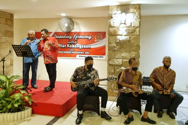 Unik! Rachmat Hidayat sosialisasi Empat Pilar Kebangsaan melalui musik keroncong