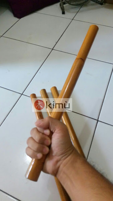 KIMU: Tongkat Rotan Pendek 37cm