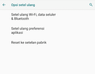 Lakukan Reset Pabrik (Factory Reset)