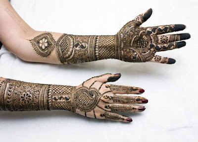 Latest Eid Mehndi Designs for Girls 2016-2017