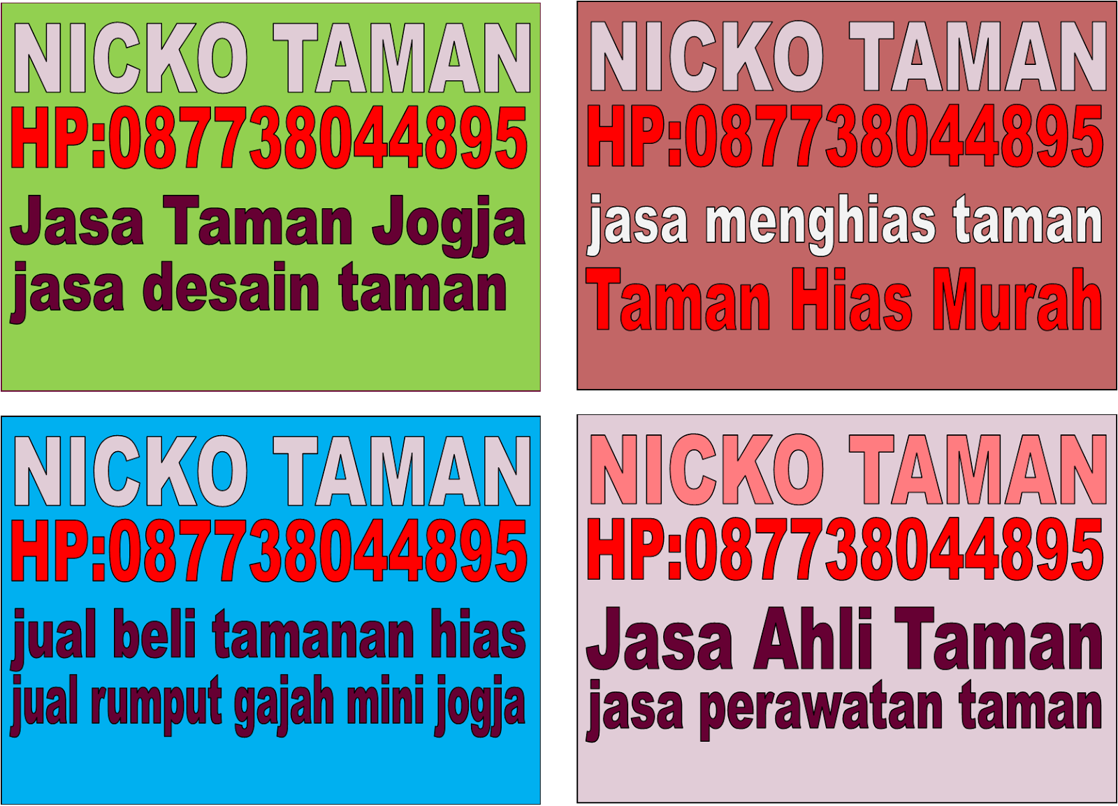 Jasa Taman Eksterior Ahli Taman Jogja