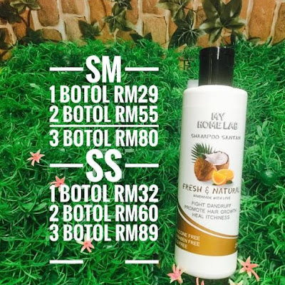 Shampoo Santan Tips Rambut