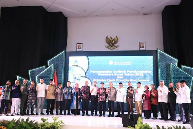 Wako Solok Ikuti Outlook Perekonomian Sumatera Barat Tahun 2023 dan Perpisahan Kepala Perwakilan Bank Indonesia Provinsi Sumatera Barat