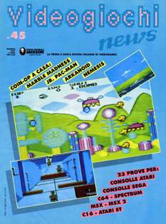 Videogiochi News 45 - Maggio 1987 | ISSN 0392-8918 | CBR 215 dpi | Mensile | Videogiochi
Numero volumi : 45
Videogiochi è stata la prima rivista italiana dedicata ai videogiochi ad avere ampia diffusione e non rimanere relegata in mercati di nicchia, redatta dallo Studio Vit e pubblicata dal Gruppo Editoriale Jackson.
Dalla rivista nacque uno spin-off chiamato Home Computer, della durata di quindici numeri, che si occupava dell'informatica più seria, lasciando alla rivista madre le recensioni prettamente ludiche.
A partire dal numero 29, in seguito alla chiusura di Home Computer, le due testate vennero fuse tra loro e Videogiochi cambiò nome in Videogiochi e Computer.
Il numero 36 dell'Aprile del 1986 fu l'ultimo redatto dallo Studio Vit, che a partire dal mese successivo tornò nelle edicole con la nuova rivista Zzap!.
Videogiochi e Computer nella sua forma classica, termina con il numero 37 nel Settembre del 1986. Ritornò nelle edicole il mese successivo con il nome di Videogiochi News ed un nuovo formato A3 simile ai quotidiani. Nonostante si trattasse a tutti gli effetti di una nuova rivista si decise di dare continuità alla numerazione delle uscite della vecchia rivista.
Videogiochi News ebbe vita breve (solo 8 numeri pubblicati) e terminò le pubblicazioni con il numero 45 del Maggio 1987. in seguito la Jackson ha pubblicato un'altra rivista sul tema, intitolata C+VG Computer+Videogiochi, e pubblicata tra il 1991 e il 1995.