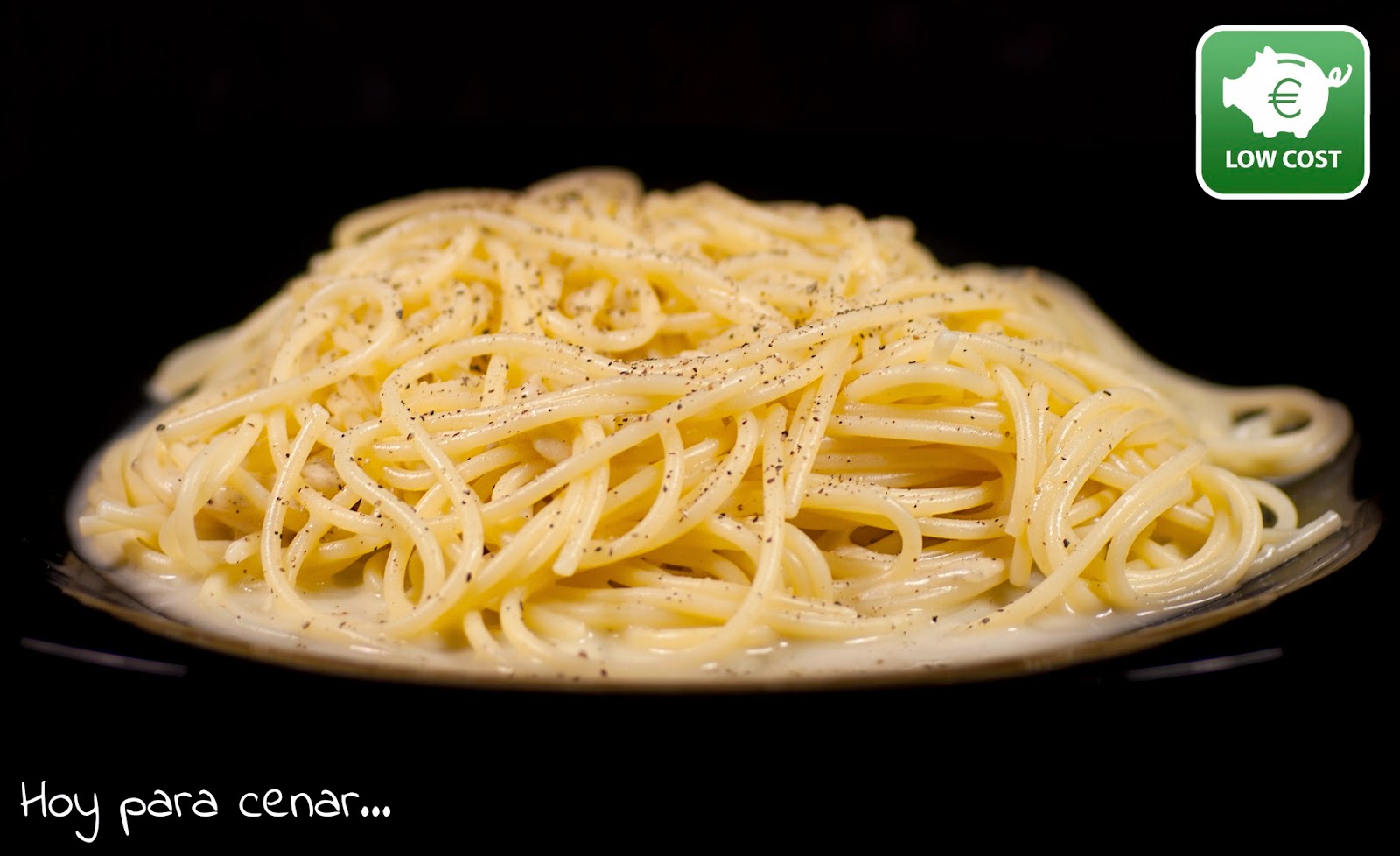 Spaghetti cacio e pepe...