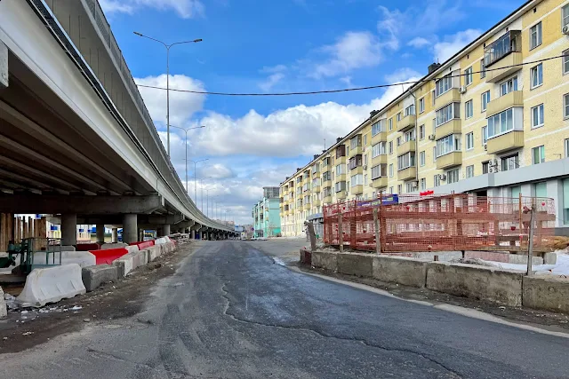 Люберцы, Октябрьский проспект, Смирновская улица, эстакада