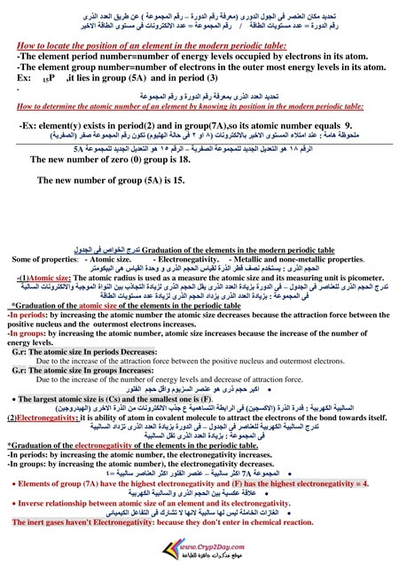مذكرة الساينس لغات مترجمة للصف الثاني الاعدادي الترم الاول