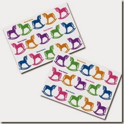 placemat_rocking horse