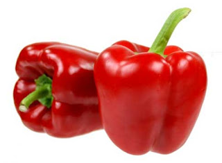 Capsicums or Red Bell Peppers