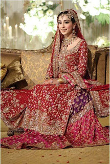 Pakistani bridal dresses 2013