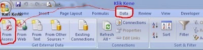 Cara Import Data Access ke Excel