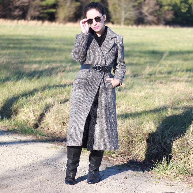 Grey Wool Coat