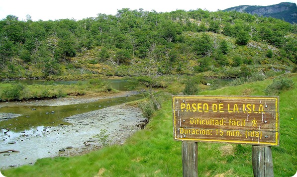 Início da Trilha Paseo de la Isla
