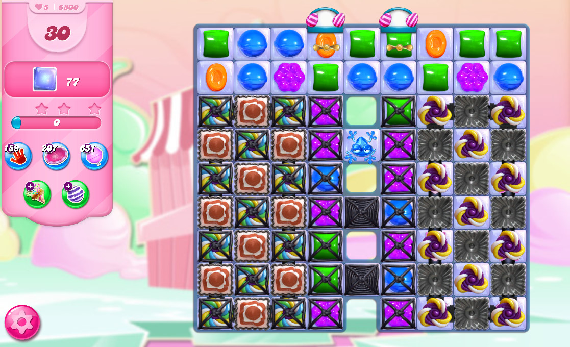 Candy Crush Saga level 6800