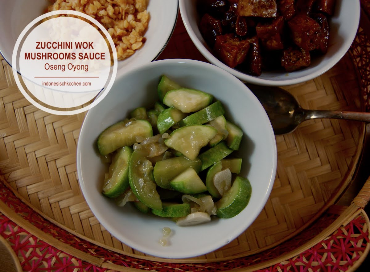 Rezept Wok Zucchini in Mushrooms Sauce