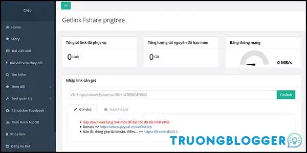 Cách Get link Fshare tốc độ cao miễn phí không giới hạn