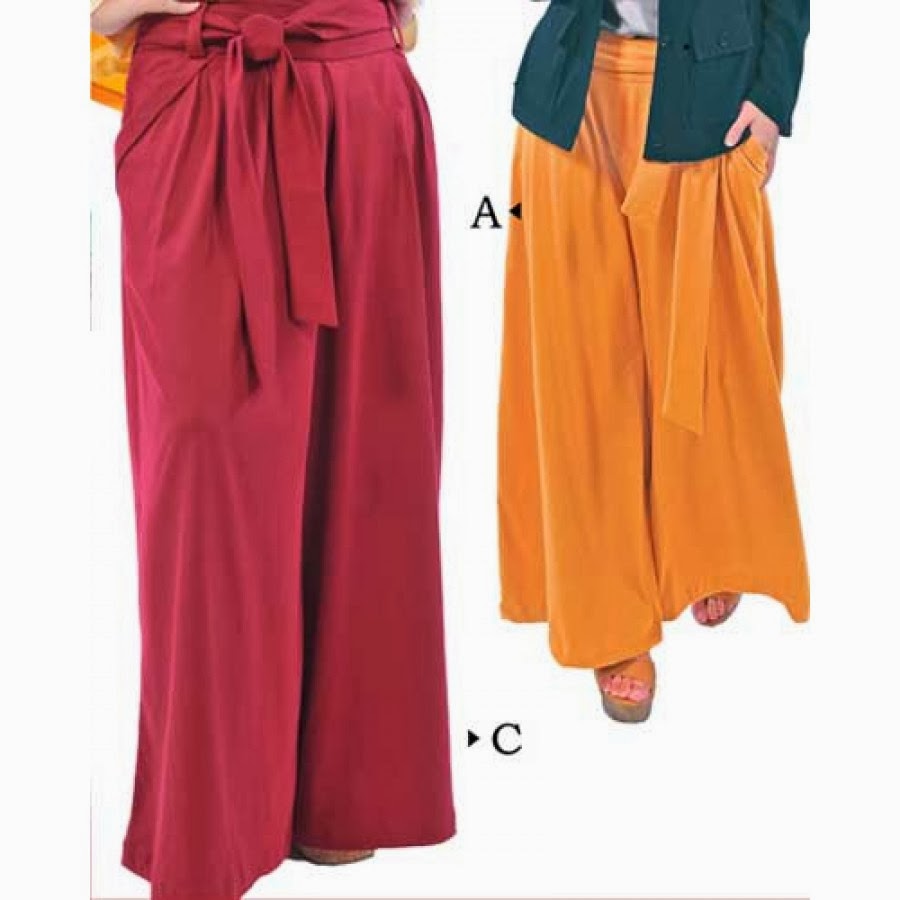  Model  Celana  Panjang  Wanita Muslimah  trend busana 2014