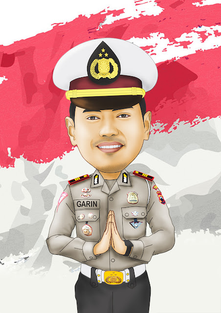 Karikatur Polisi Lalu Lintas