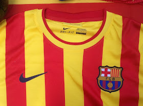 Away Kit of FC Barcelona in 2013