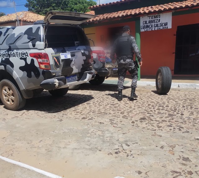 Força Tática recaptura fugitivo da justiça após perseguição no bairro Pindorama