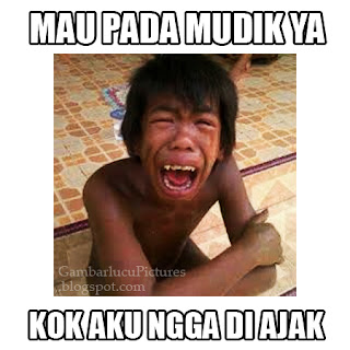 25 Gambar2 Meme Mudik Lebaran Lucu Gokil