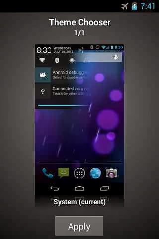 CyanogenMOD 10 Primo - Theme Chooser