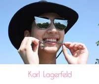 lunettes chate  Karl Lagerfeld