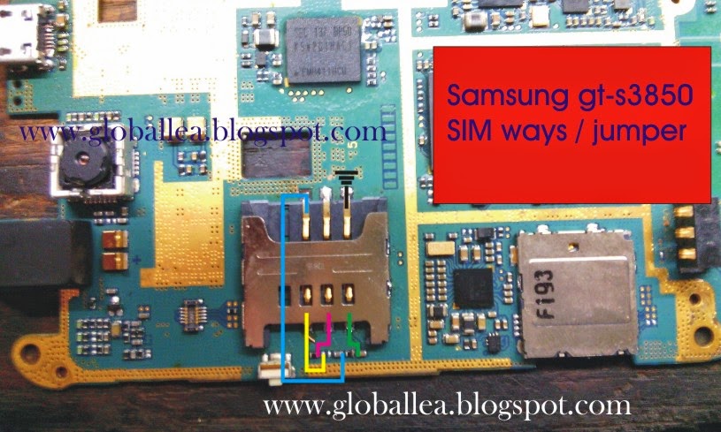 Service HP Hardware Software: Samsung GT-S3850 sim way jumper