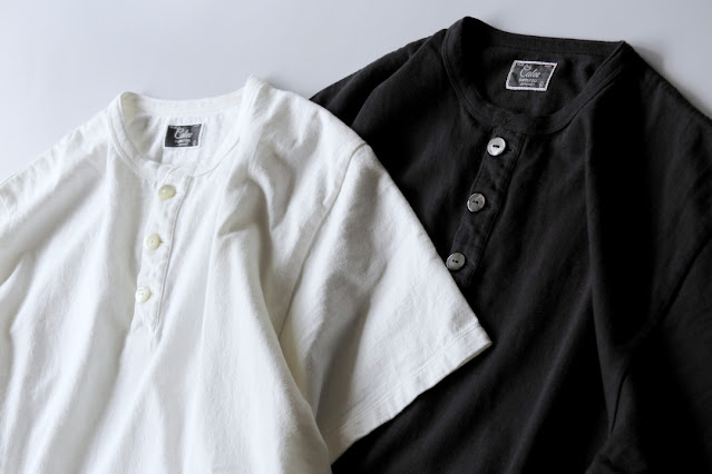 CALEE HENLEY NECK T-SHIRT 超長綿のTシャツ ヘンリーネック キャリー TRUMPS 広島のセレクトショップ 通販