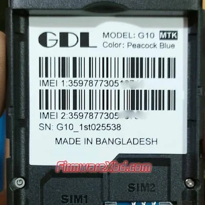 GDL G10 Flash File MT6261