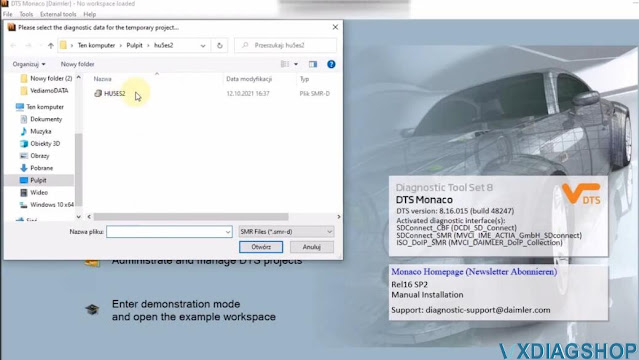 Flash a HU5es2 Headunit with DTS Monaco 2