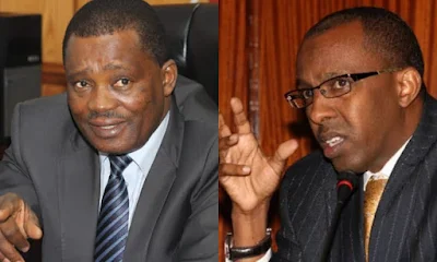 Justin Muturi and Lawyer Ahmend on twitter war over BBI