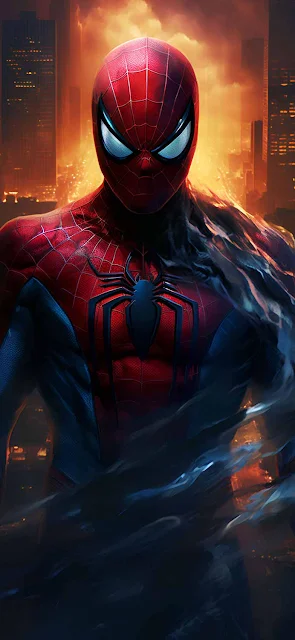 Papel de Parede Celular Homem-Aranha Super-herói da Marvel