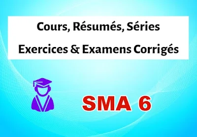 Cours, Résumés, Séries Exercices & Examens Corrigés Algèbre 7 - SMA S6