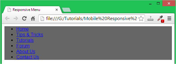 responsive menu,mobile menu,flexible menu