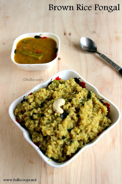 Brown Rice Pongal