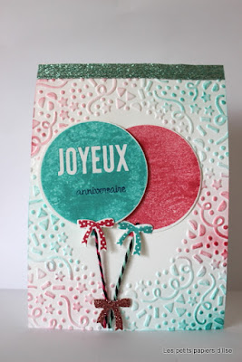 Carte anniversaire et cotillons