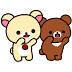 【6044】【臺灣】【動態貼圖】【60】Rilakkuma～Korilakkuma和新朋友（拉拉熊）