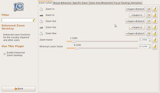 Compiz eZoom shortcuts