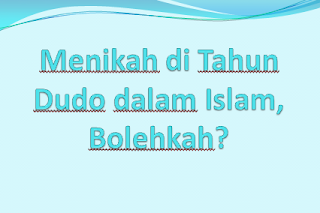 Menikah di Tahun Dudo dalam Islam, Bolehkah? 