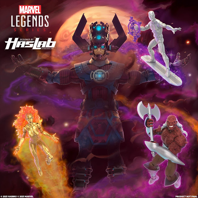 Haslab Marvel Legends Galactus Dr Doom, Tiers stretch goals