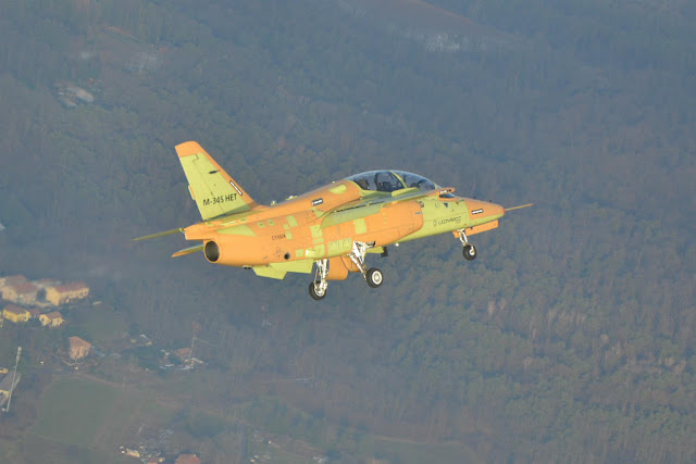 First production M-345 maiden flight