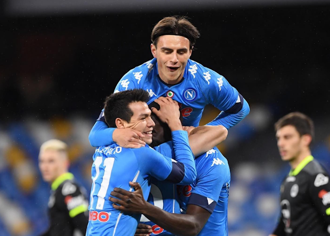 Coppa Italia: Napoli a valanga sullo Spezia. Affronterà l'Atalanta in semifinale 