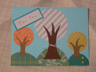 Greeting cards with freestyle trees