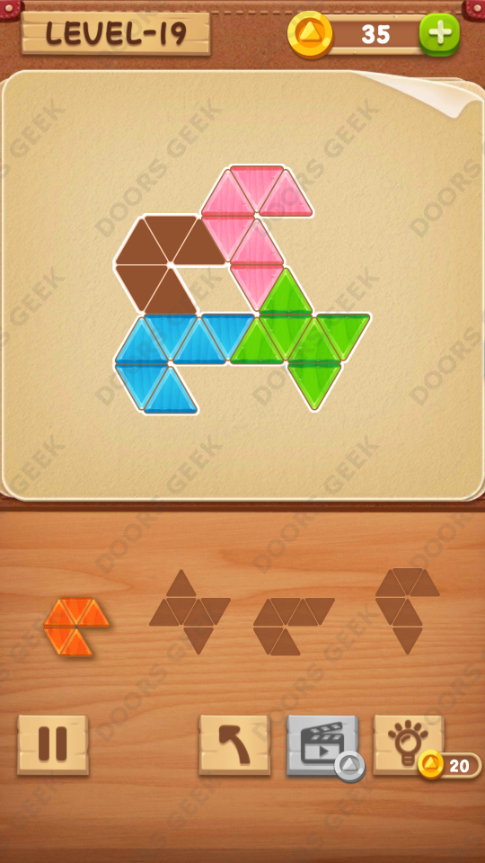 Block Puzzle Jigsaw Rookie Level 19 , Cheats, Walkthrough for Android, iPhone, iPad and iPod