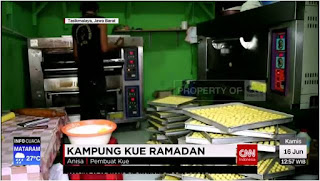 Dalam sehari 1 rumah bisa memproduksi sekitar 30 hingga 40 lusin kue kering dalam toples. Selain dari Tasikmalaya dan kota-kota di Jawa Barat, pembeli juga berasal dari Purwokerto, Yogyakarta dan Lampung.