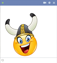 Viking Facebook Smiley