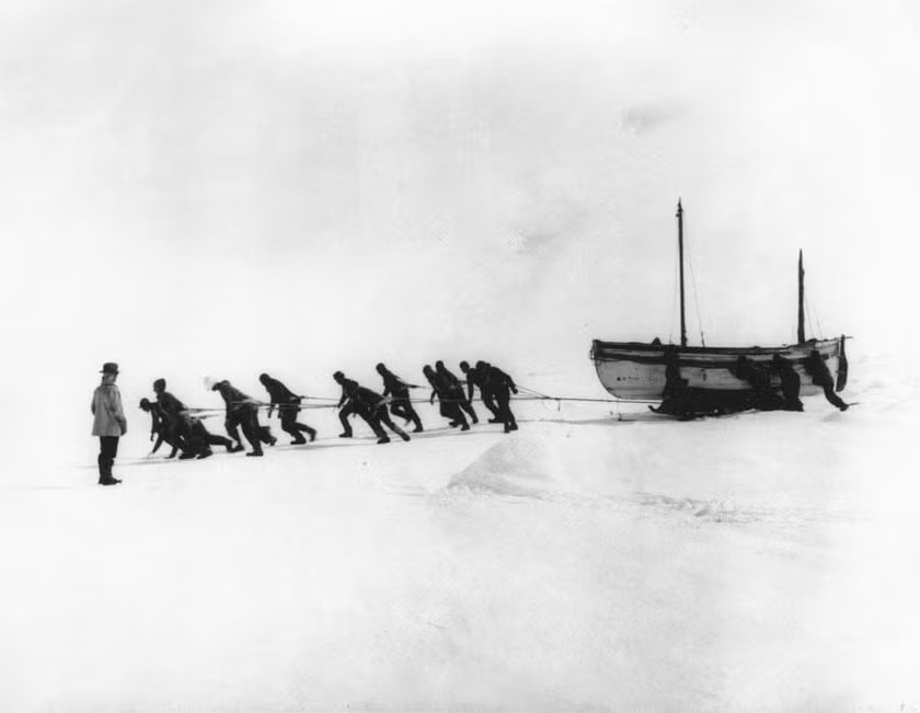 Relaying the James Caird