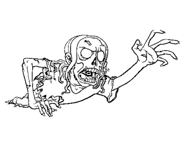 #7 Zombie Coloring Page
